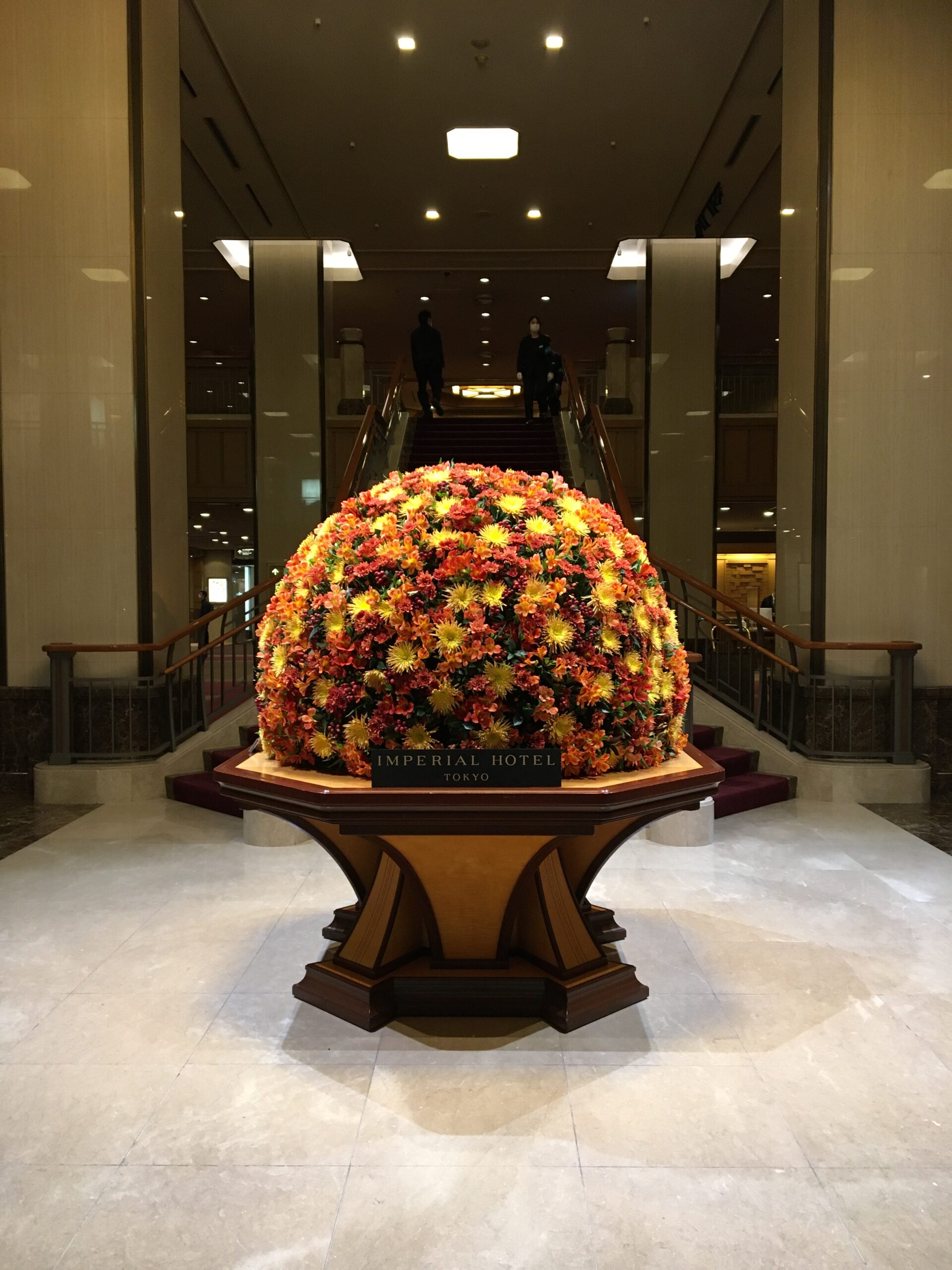 帝国ホテル10月ロビー装花